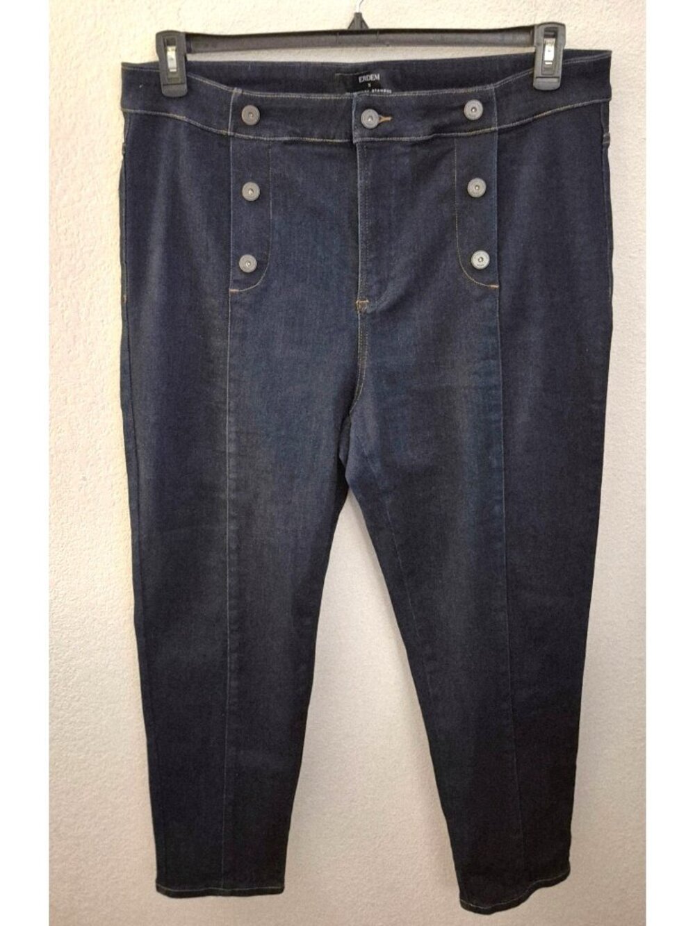 Universal Standard Dark Blue Sailor Jeans, 20